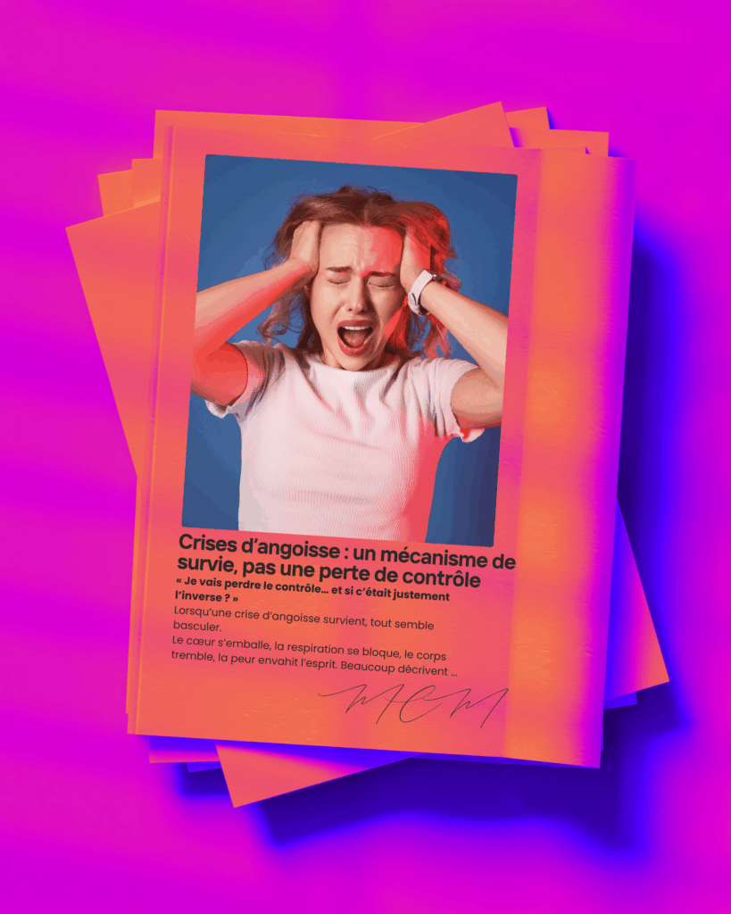 Crises d'angoisse : un mécanisme de survie, pas une perte de contrôle