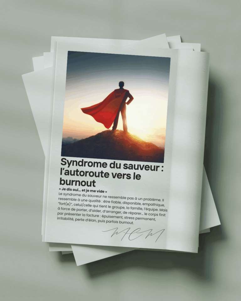 Syndrome du sauveur : l’autoroute vers le burnout