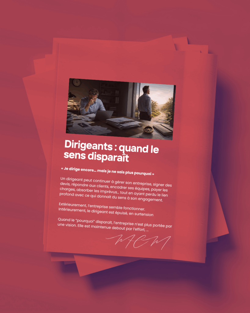 Dirigeants quand le sens disparaît