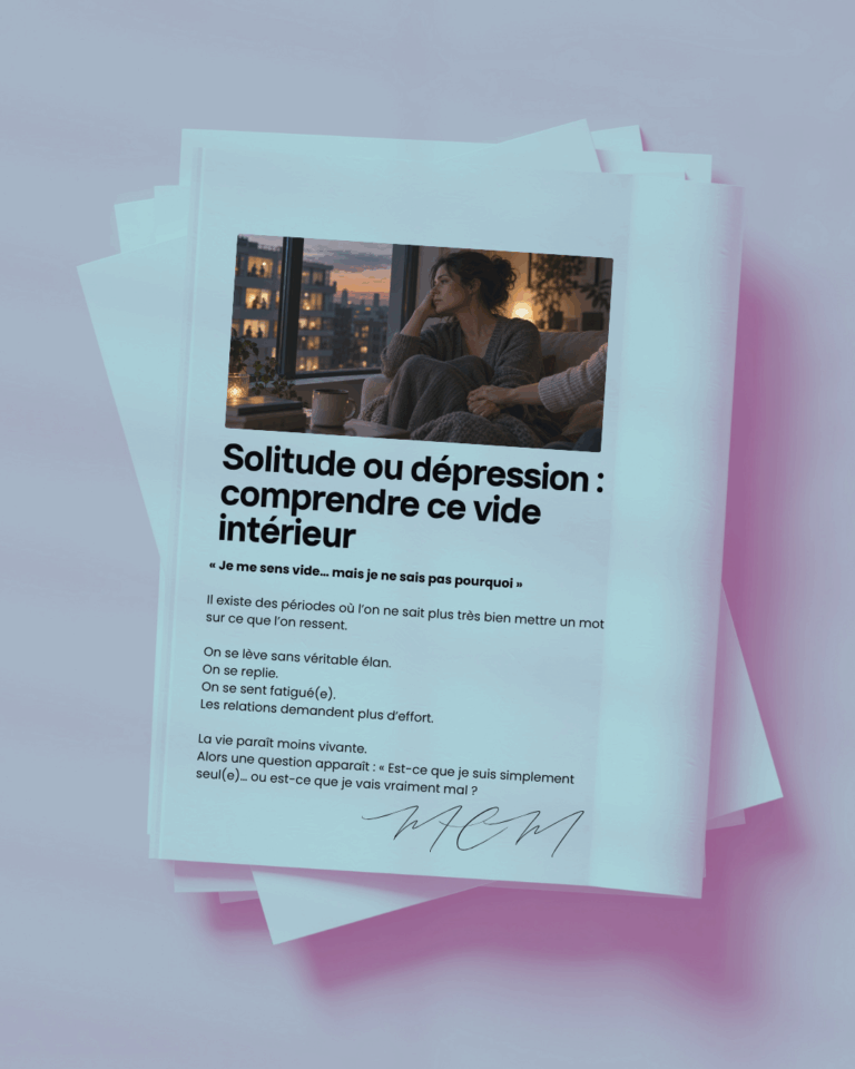 Solitude ou dépression comprendre ce vide intérieur